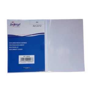 ETUI BRONYL TRANSP. 300X220MM X 2 VOLETS