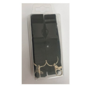 LACET TEXTILE BRONYL NOIR 2PCS