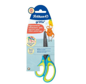CISEAUX ENFANTS PELIKAN 14CM GAUCHER TURQUOISE (100401656)