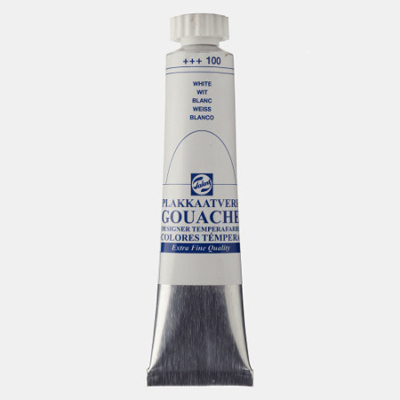 GOUACHE TALENS 20ML N°100 3PCS BLANC