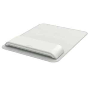 TAPIS SOURIS AVEC REPOSE POIGNET REGLABLE GRIS CLAIR