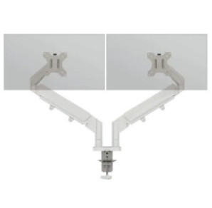SUPPORT MONITEUR LEITZ DOUBLE GRIS CLAIR