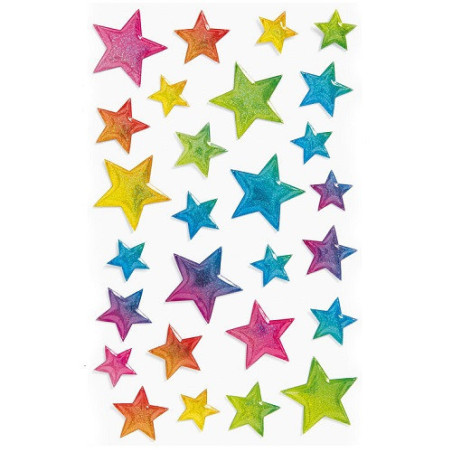AUTOCOLLANT BSB CREATIVE-STICKER ETOILES