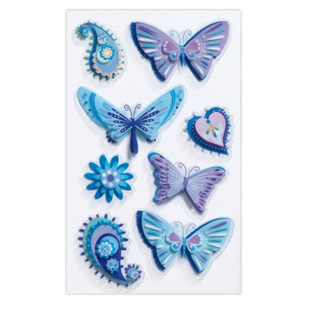 AUTOCOLLANT BSB CREATIVE-STICKER PAPILLONS