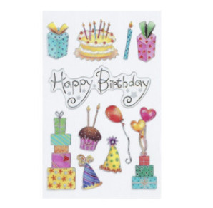 AUTOCOLLANT BSB CREATIVE-STICKER HAPPY BIRTHDAY