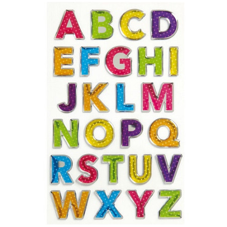 AUTOCOLLANT BSB CREATIVE-STICKER ALPHABET