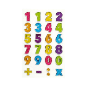 AUTOCOLLANT BSB CREATIVE-STICKER CHIFFRES