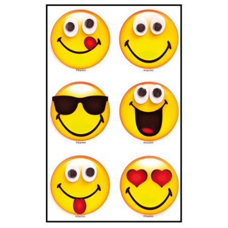 AUTOCOLLANT BSB CREATIVE-STICKER SMILEY