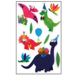 AUTOCOLLANT BSB MOVING-EYES-STICKER DINOSAURES