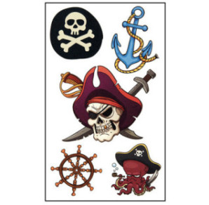 AUTOCOLLANT BSB TATTOOS PIRATES