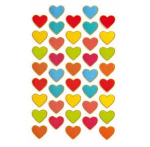 AUTOCOLLANT BSB CREATIVE-STICKER COEURS