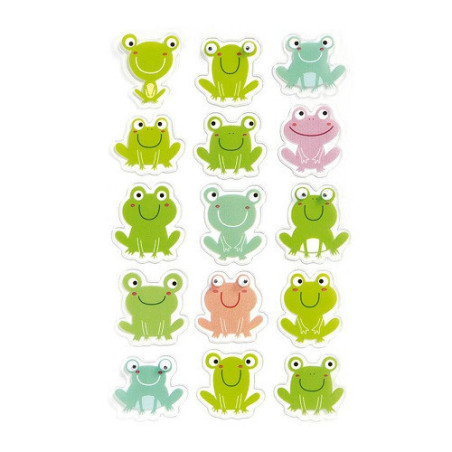 AUTOCOLLANT BSB MOVING-EYES-STICKER GRENOUILLE