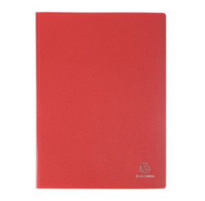 ALBUM PRESENT. A4 EXACOMPTA 40 POCH. ROUGE