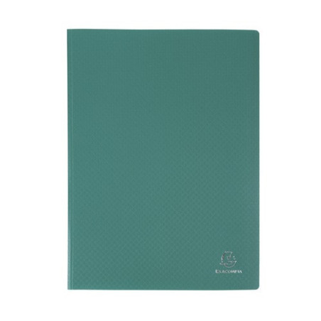 ALBUM PRESENT. A4 EXACOMPTA 60 POCH. VERT FONCE
