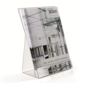 PRESENTOIR DOCUMENTS DURABLE A5 TRANSP.