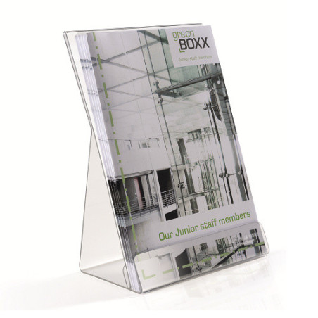 PRESENTOIR DOCUMENTS DURABLE A5 TRANSP.