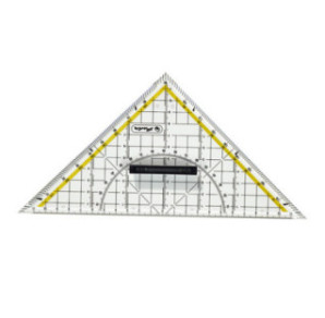 EQUERRE HERLITZ 20CM AVEC BOUTON (300010434)
