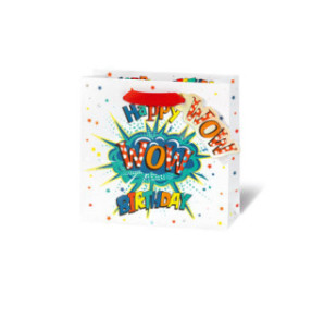 SACHET BSB 14,5X15X6CM WOW HAPPY BIRTHDAY