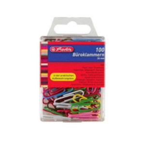 ATTACHE-LETTRES 26MM 100PCS HERLITZ ASS. (300000608)