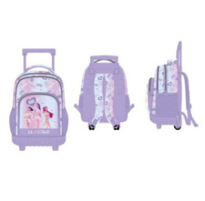 SAC A DOS +ROULETTES KPOP DEMON HUNTERS LILAS