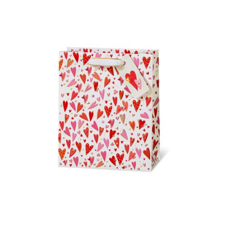 SACHET BSB 23X19X9CM RED HEART