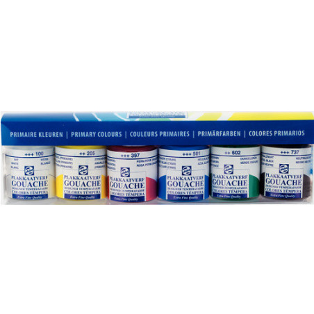 GOUACHE TALENS 16ML 6PCS