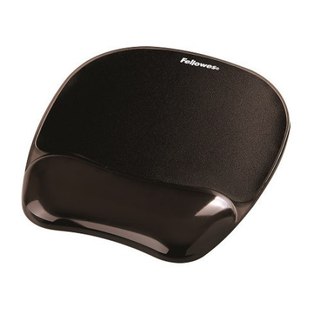 TAPIS-SOURIS AVEC REPOSE-POIGNET FELLOWES CRYSTALS GEL NOIR