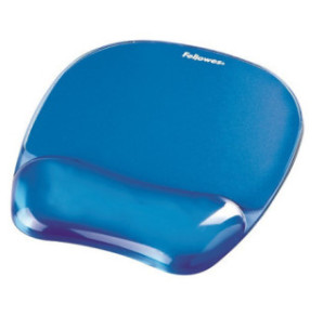 TAPIS-SOURIS AVEC REPOSE-POIGNET FELLOWES CRYSTALS GEL BLEU