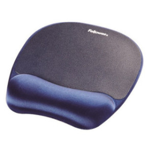 TAPIS-SOURIS AVEC REPOSE-POIGNET FELLOWES EN MOUSSE BLEU