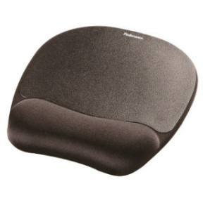 TAPIS-SOURIS AVEC REPOSE-POIGNET FELLOWES EN MOUSSE NOIR