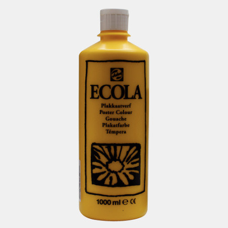 GOUACHE ECOLA 1000ML N°200 JAUNE