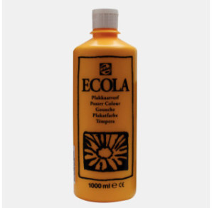 GOUACHE ECOLA 1000ML N°202 JAUNE F.
