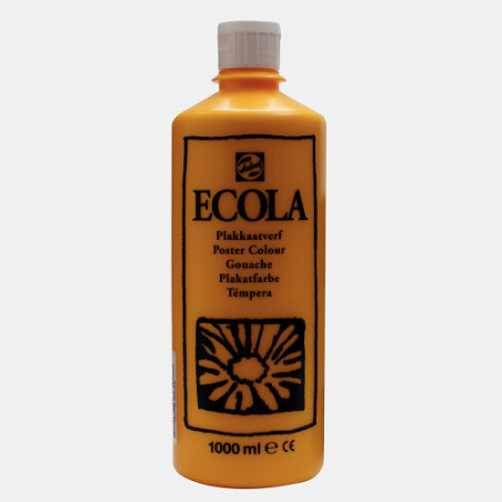 GOUACHE ECOLA 1000ML N°202 JAUNE F.