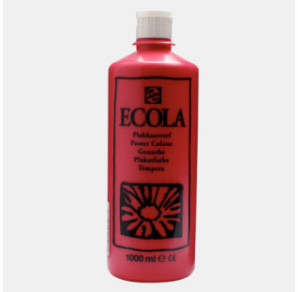 GOUACHE ECOLA 1000ML N°318 CARMIN