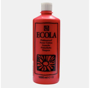 GOUACHE ECOLA 1000ML N°334 ECARLATE
