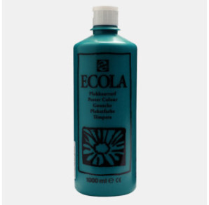 GOUACHE ECOLA 1000ML N°602 VERT FONCE