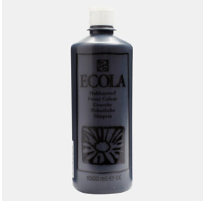 GOUACHE ECOLA 1000ML N°700 NOIR