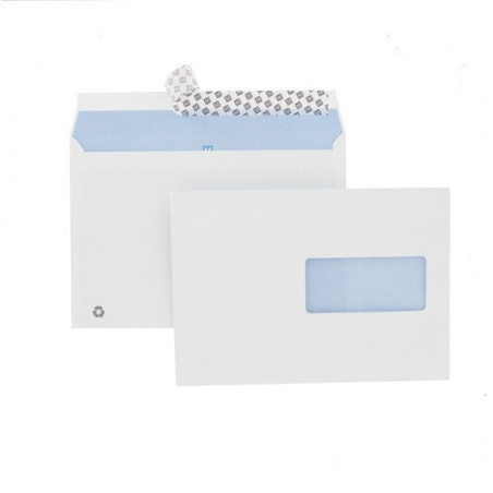 ENVEL.SAC 162X229MM BLANC STRIP FEN.D.(C5) POUR IMPRIMANTE LASER ET COPIEUR COULEUR