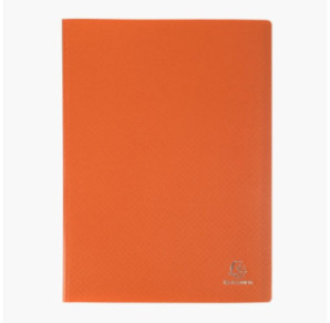 ALBUM PRESENT. A4 EXACOMPTA 30 POCH. ORANGE