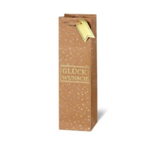 SACHET BSB BOUT. 36X10,5X10CM GLUCKWUNSCH
