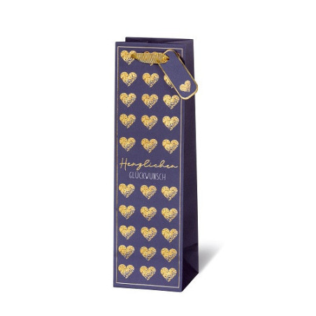 SACHET BSB BOUT. 36X10,5X10CM ELEGANT HEARTS