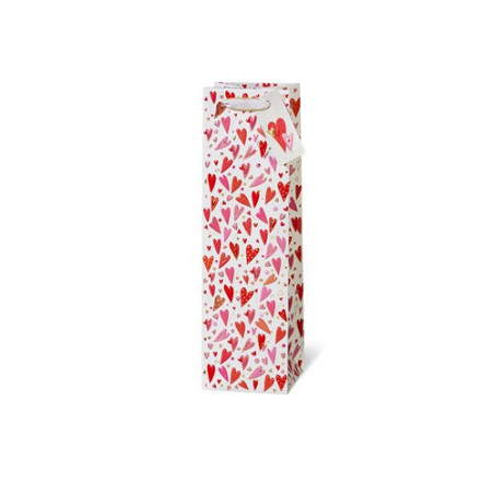 SACHET BSB BOUT. 36X10,5X10CM RED HEART