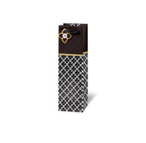 SACHET BSB BOUT. 36X10,5X10CM BLACK & WHITE