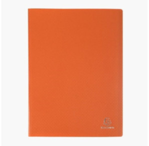 ALBUM PRESENT. A4 EXACOMPTA 40 POCH. ORANGE