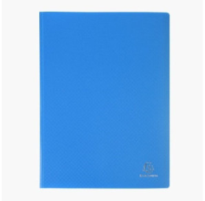 ALBUM PRESENT. A4 EXACOMPTA 40 POCH. BLEU CLAIR