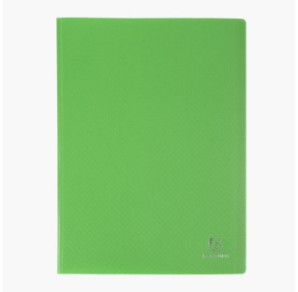ALBUM PRESENT. A4 EXACOMPTA 40 POCH. VERT CLAIR