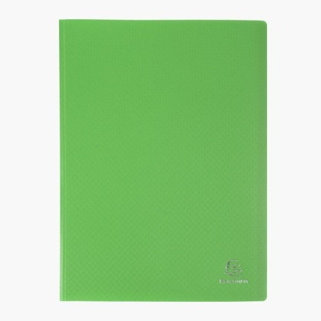 ALBUM PRESENT. A4 EXACOMPTA 40 POCH. VERT CLAIR