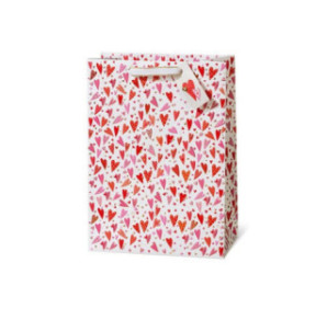 SACHET BSB 36X26X14CM RED HEART