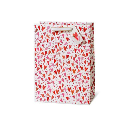 SACHET BSB 36X26X14CM RED HEART