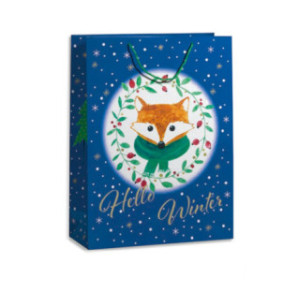 SACHET NOEL ZOEWIE 61X46X18CM WINTER FOX